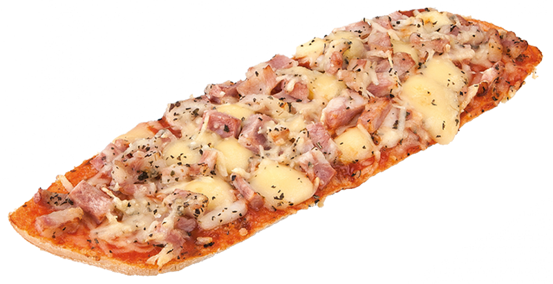 Pizza Bacon y Queso Kebab Gran Vía Salamanca