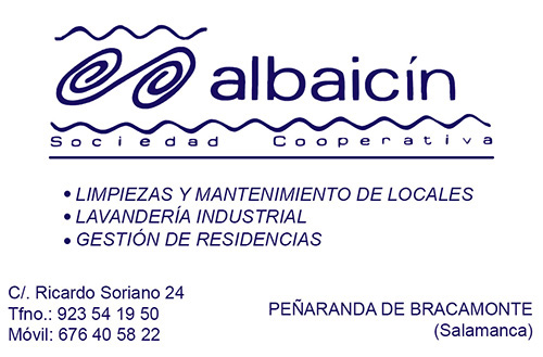 Albaicín Sociedad Cooperativa: Limpiezas y Matenimiento de Locales, Lavandería industrial, Gestión de residencias